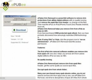 epubee drm removal for videos