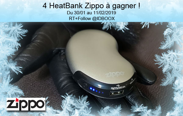 Avec HeatBank, Zippo fait dans le chauffe-mains rechargeables