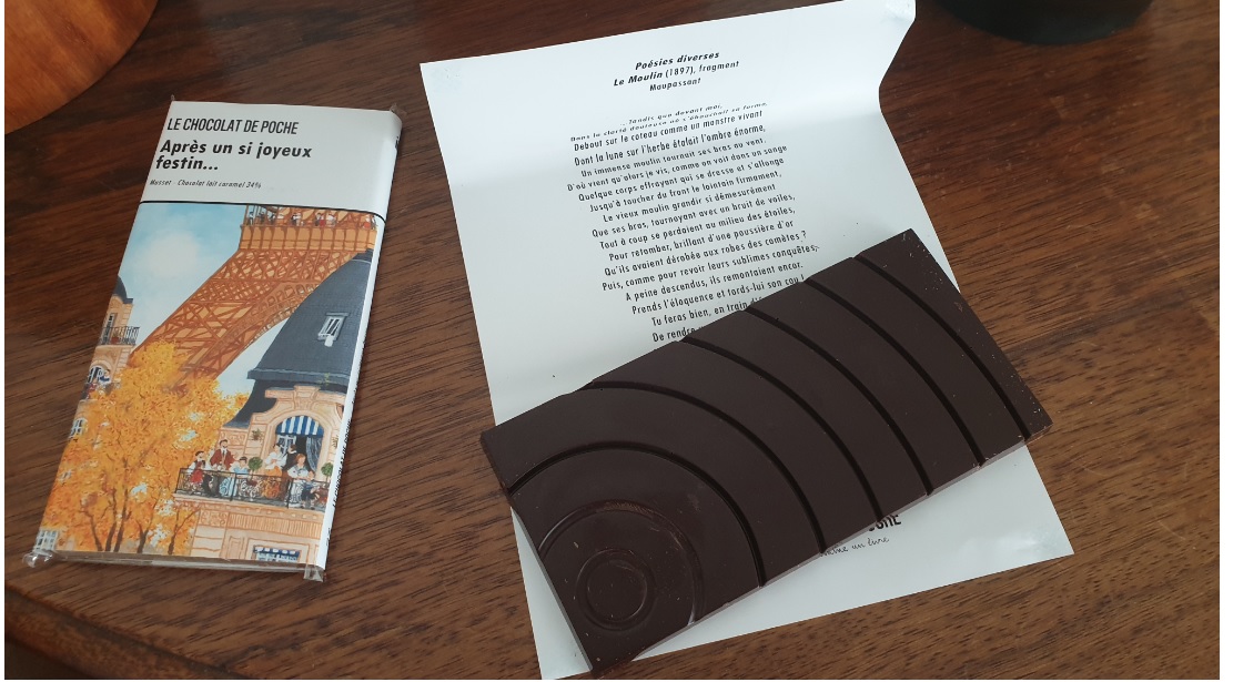 Le chocolat de poche – Des tablettes littéraires à dévorer comme un livre -  IDBOOX