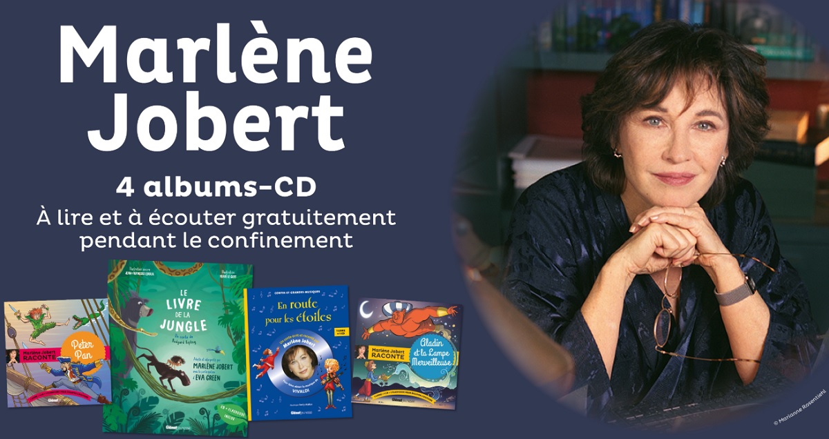 Des livres audio lus par Marlène Jobert gratuits pendant le confinement -  IDBOOX