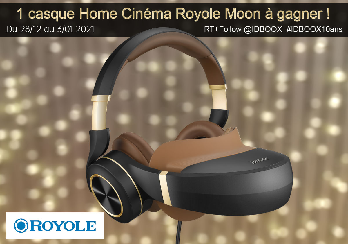 Jeu-Concours – Un casque Home cinéma Royole Moon à gagner - IDBOOX