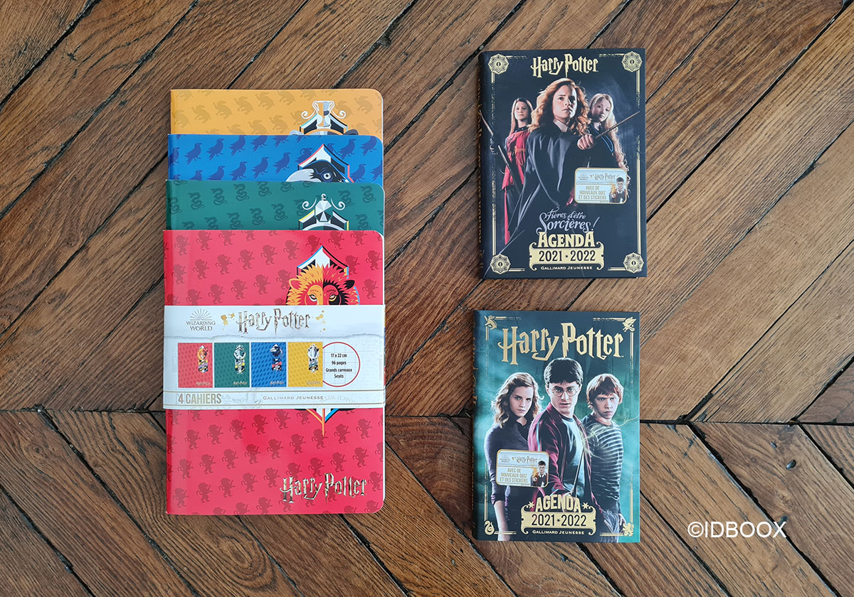 Fournitures scolaires Harry Potter comprenant 5 accessoires sur Logeekdesign