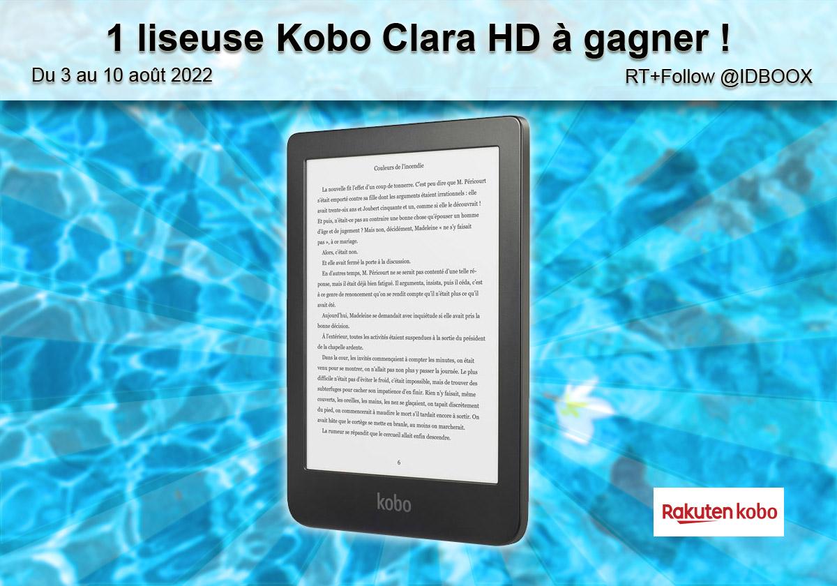Jeu-Concours – 1 liseuse Kobo Clara HD à gagner - IDBOOX