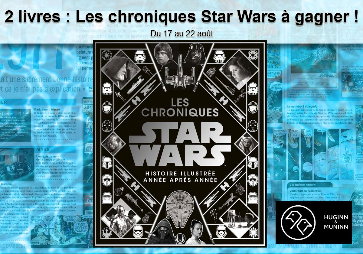 Jeu-concours : 2 livres Les chroniques Star Wars à gagner - IDBOOX
