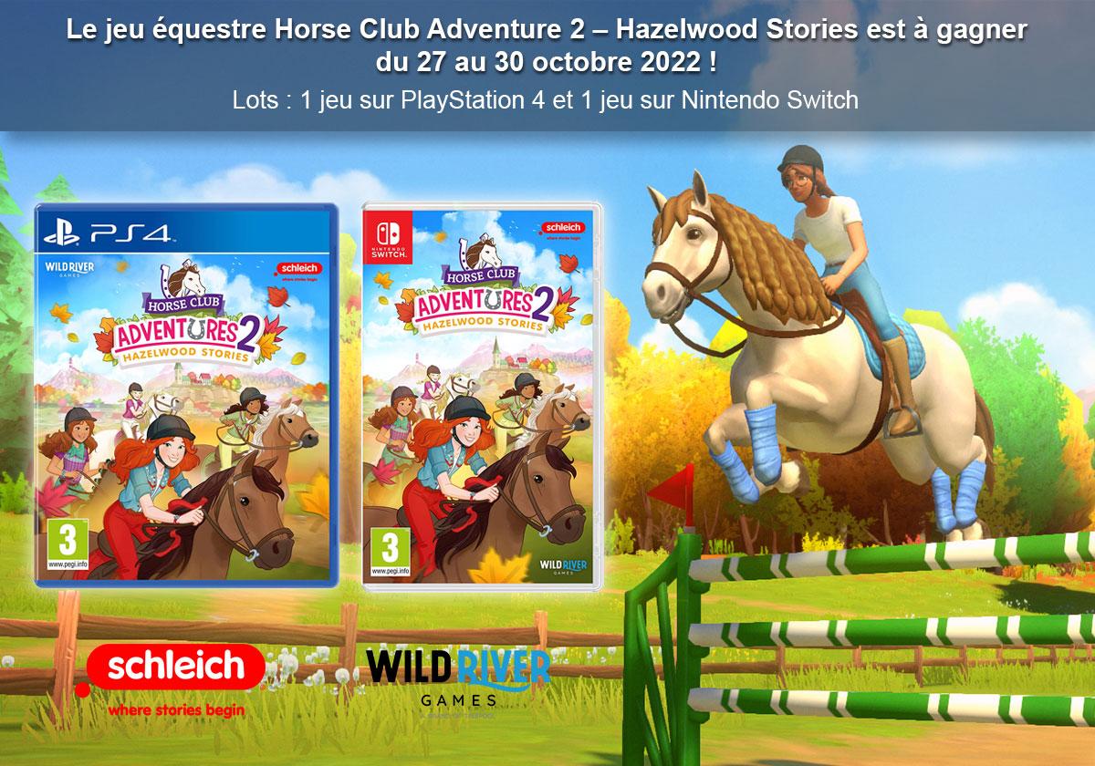 Jeu-Concours – 2 Jeux vidéo IDBOOX - Hazelwood Stories ! Horse gagner Club - 2 à Adventures