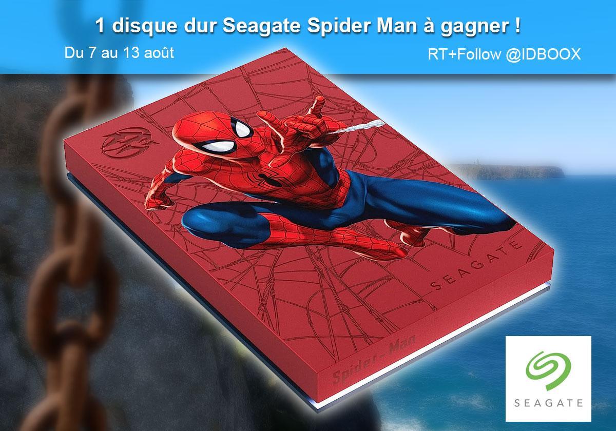 Jeu Concours - 1 disque dur externe Seagate Spider-Man à gagner
